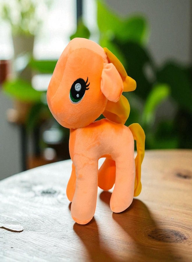 Yey Pony Soft Toy | Great Enchanting Gift for Girls/Kids | Soft Stuffed Plush Animal | Great Birthday Gift for Girls (Orange, 30 cm) - Image 2